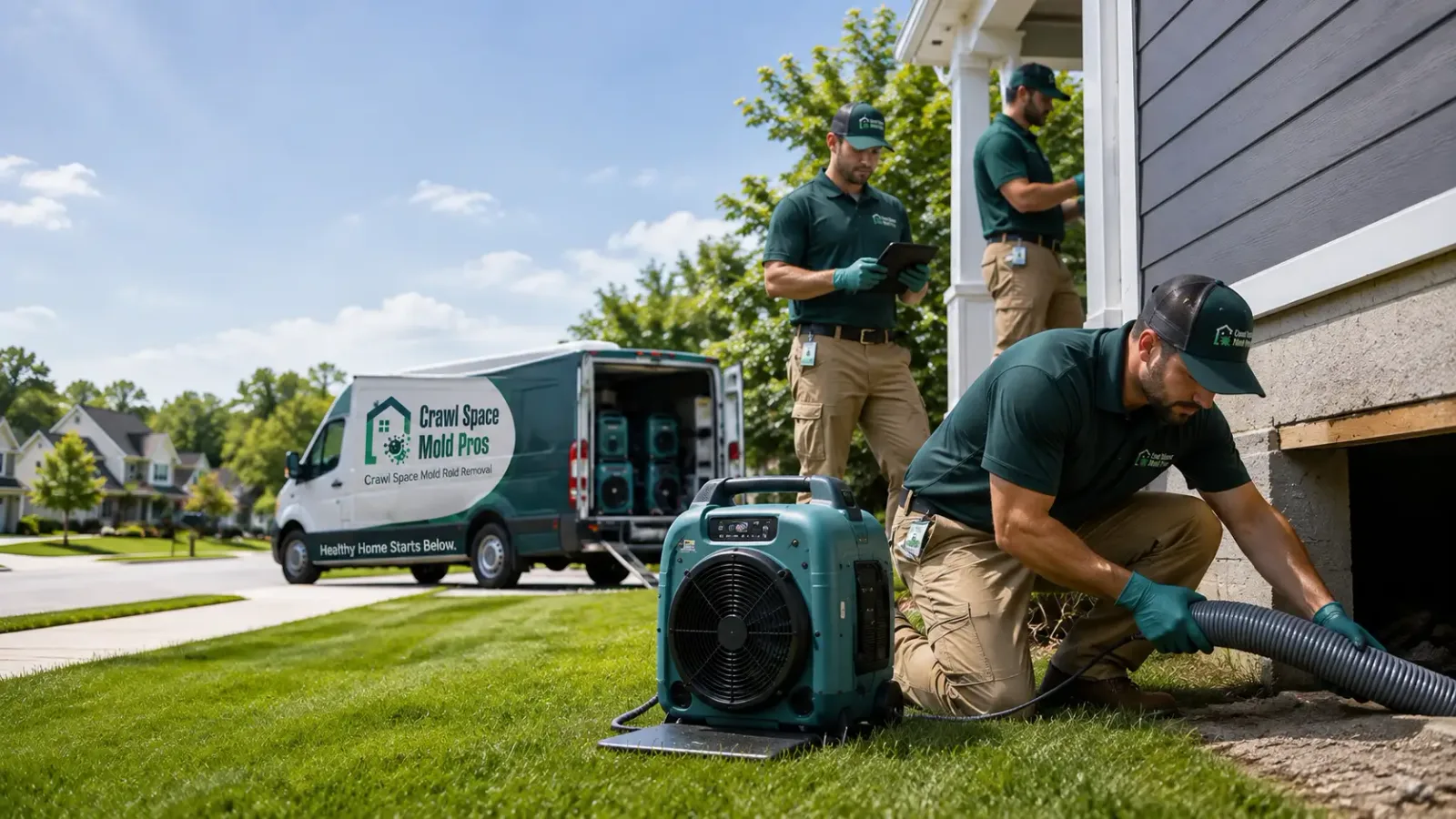 Crawl Space Mold Removal in Plum City, WI